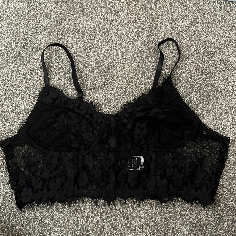 Black Lace Demi Bra